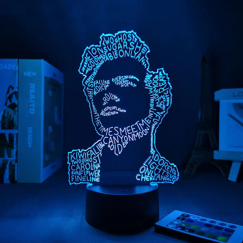 Harry Styles 3D LED Night Light