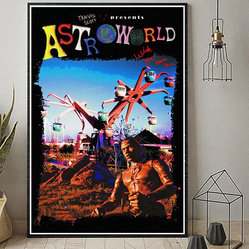 Travis Scott Astroworld Poster