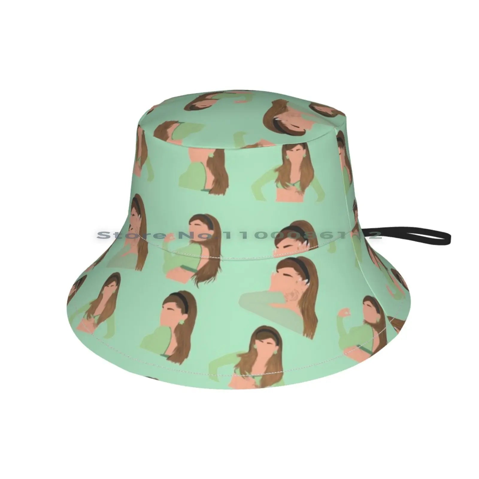 Ariana Grande Positions Bucket Hat and Scarf Mask