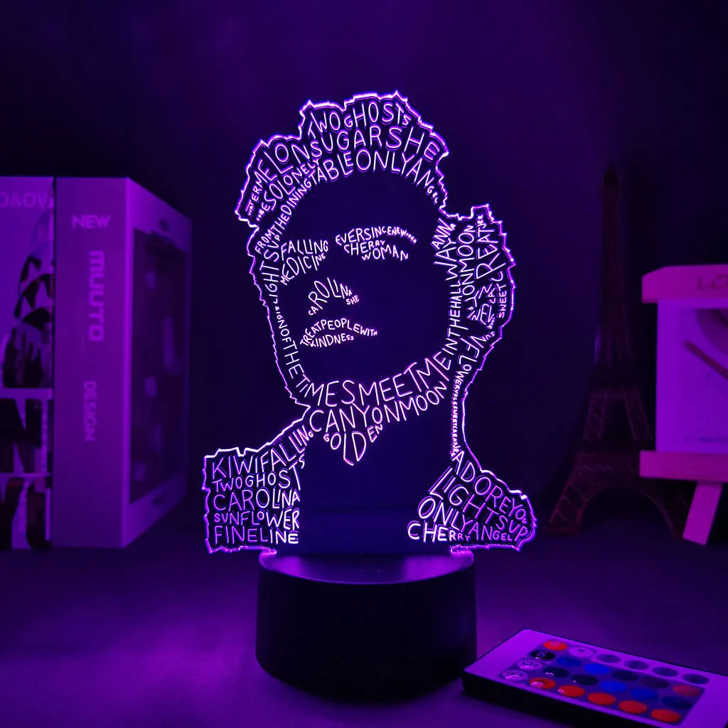 Harry Styles 3D LED Night Light