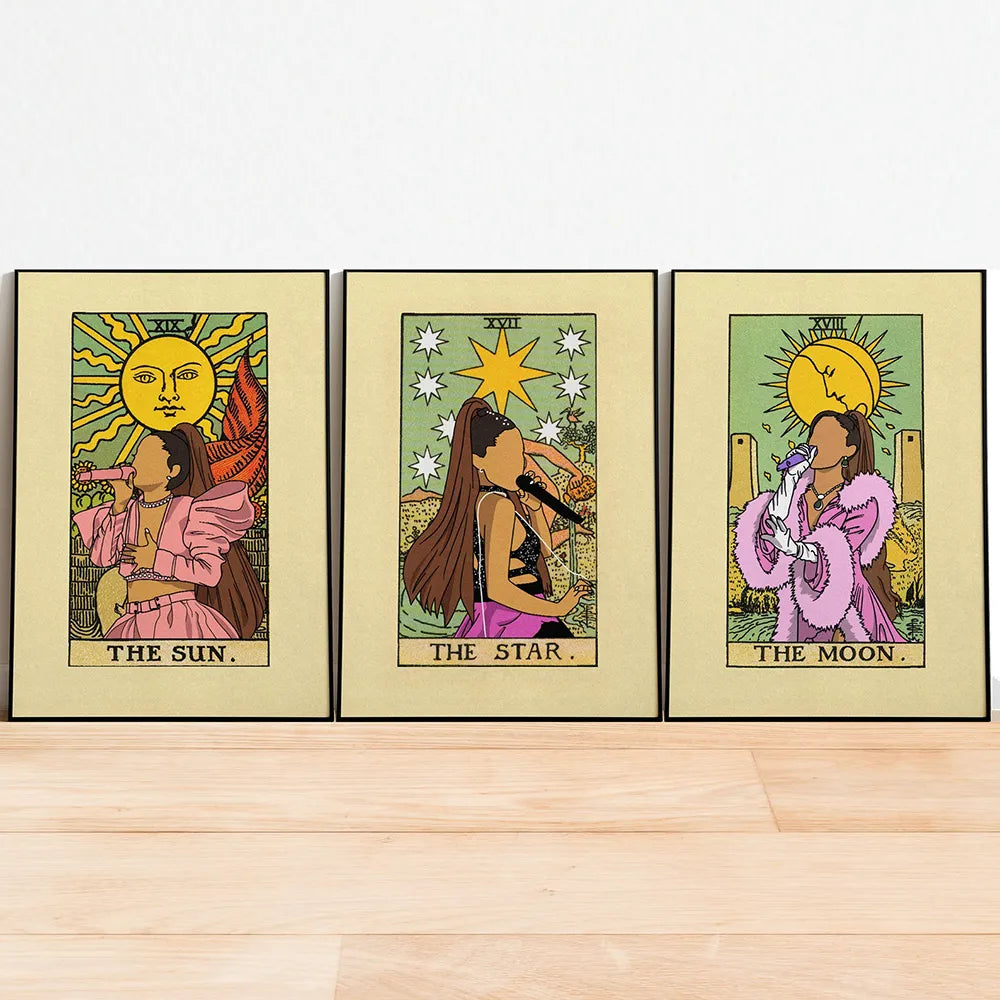 Ariana Grande Tarot Poster