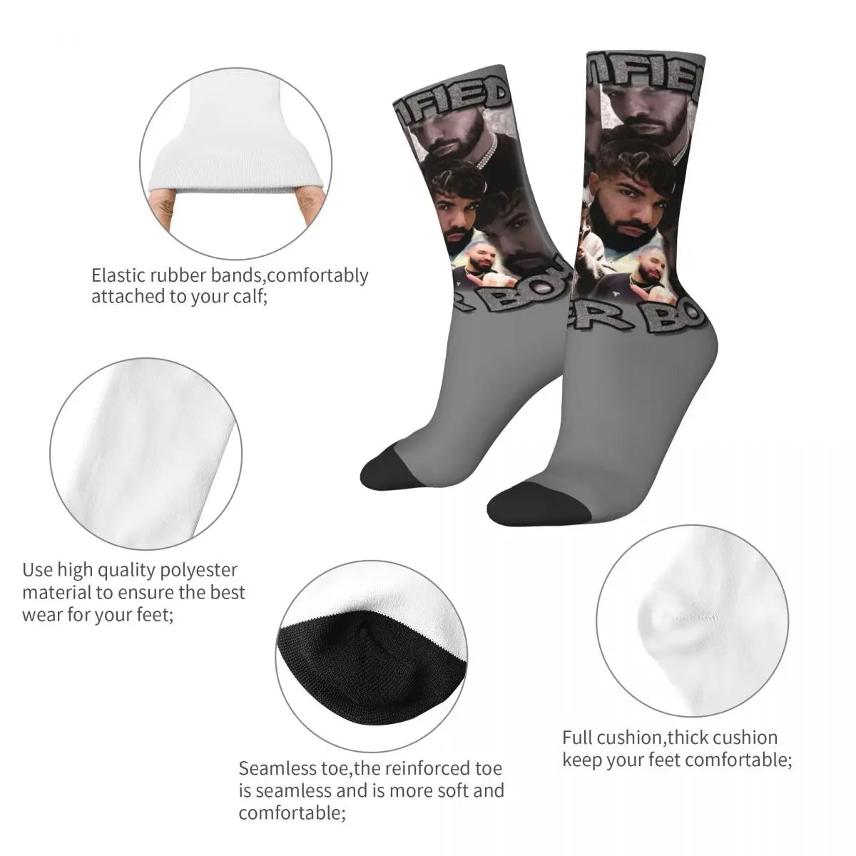 Drake Certified Lover Boy Socks