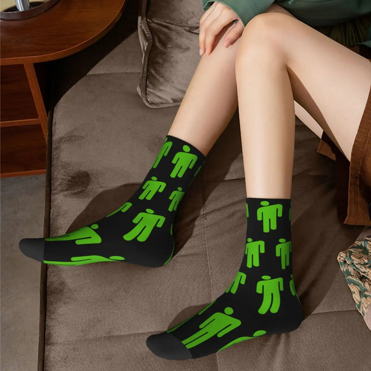 Billie Eilish Logo Socks