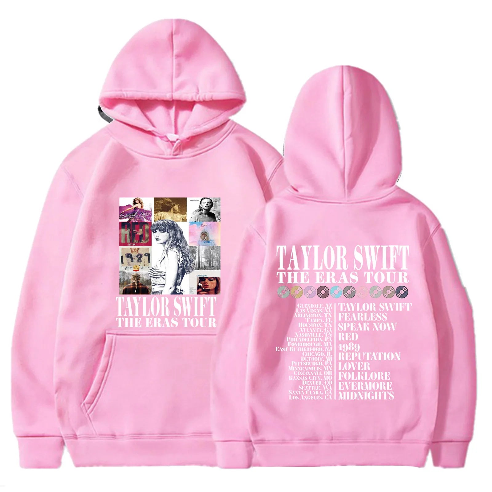 Taylor Swift The Eras Tour Track List Hoodie