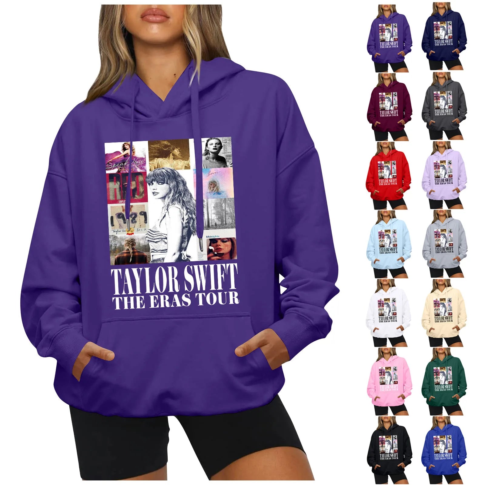 Taylor Swift The Eras Tour Track List Hoodie