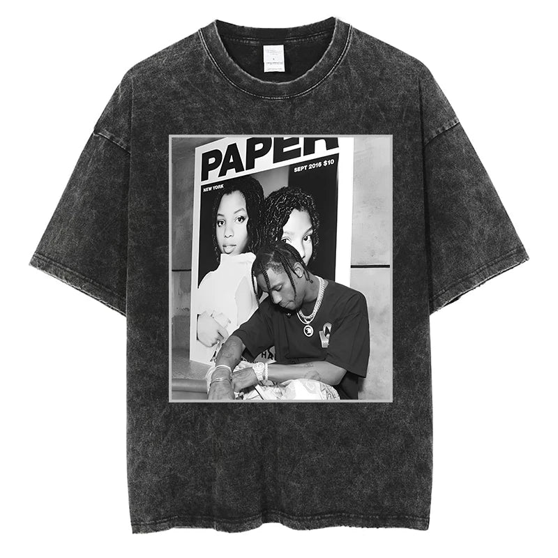 Travis Scott Print T-Shirt