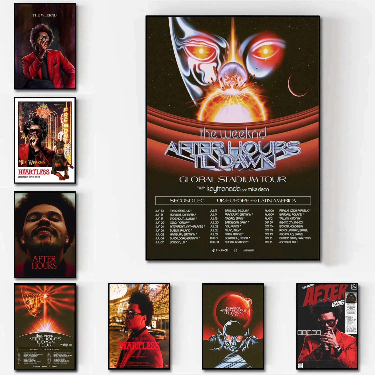 The Weeknd After Hours Posters