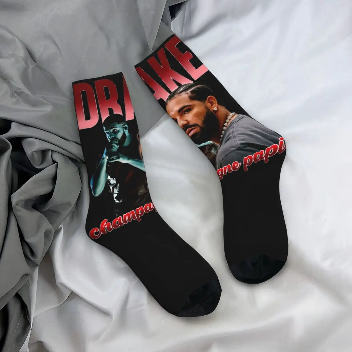 Drake Champagne Papi Socks