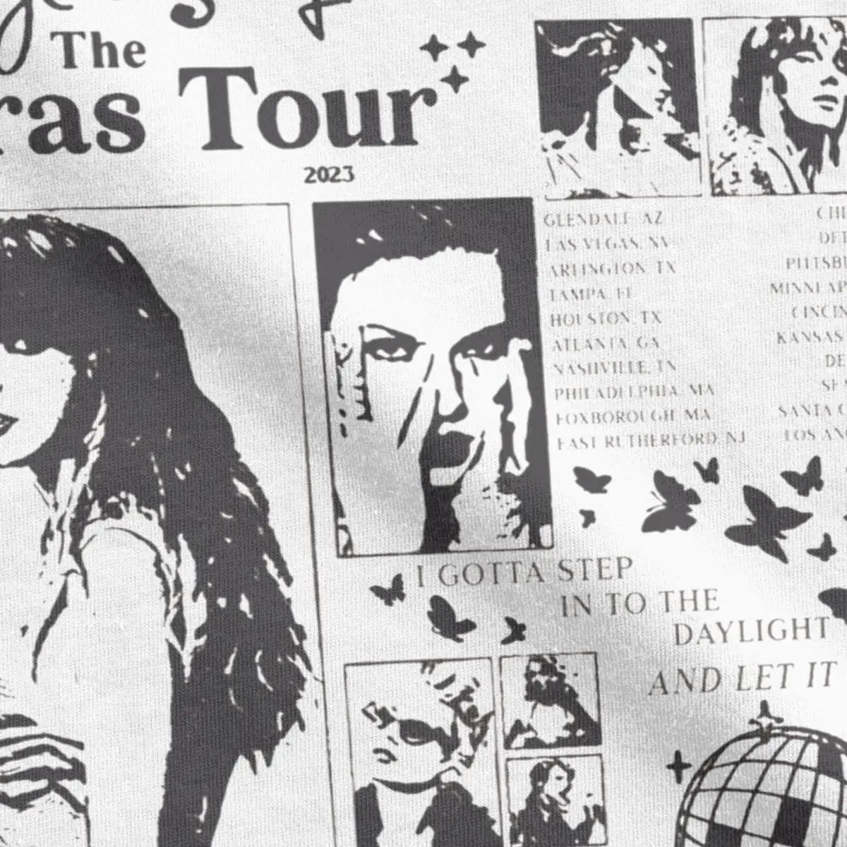 Taylor Swift The Eras Tour Graphic T-Shirt