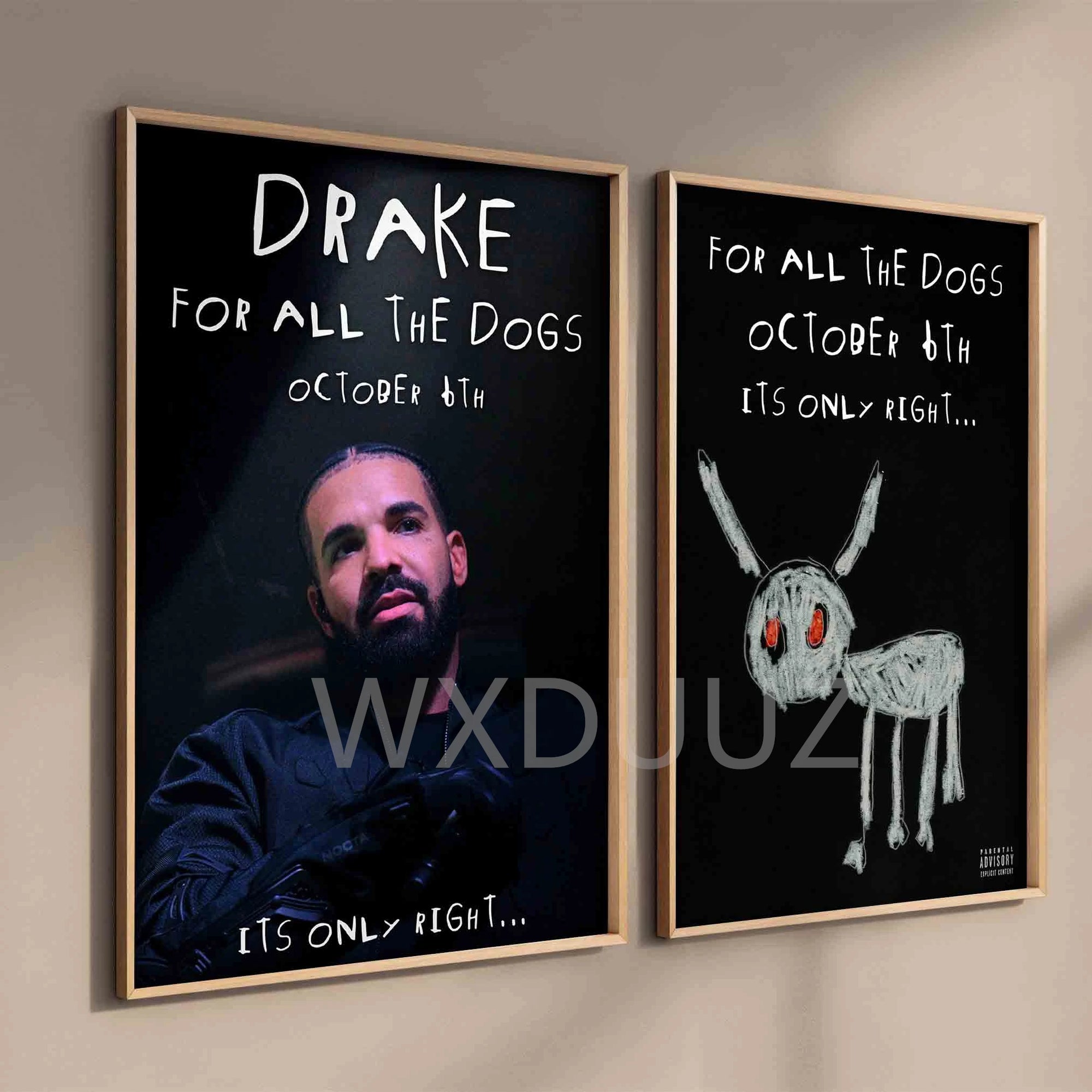 Drake For All The Dogs Posters