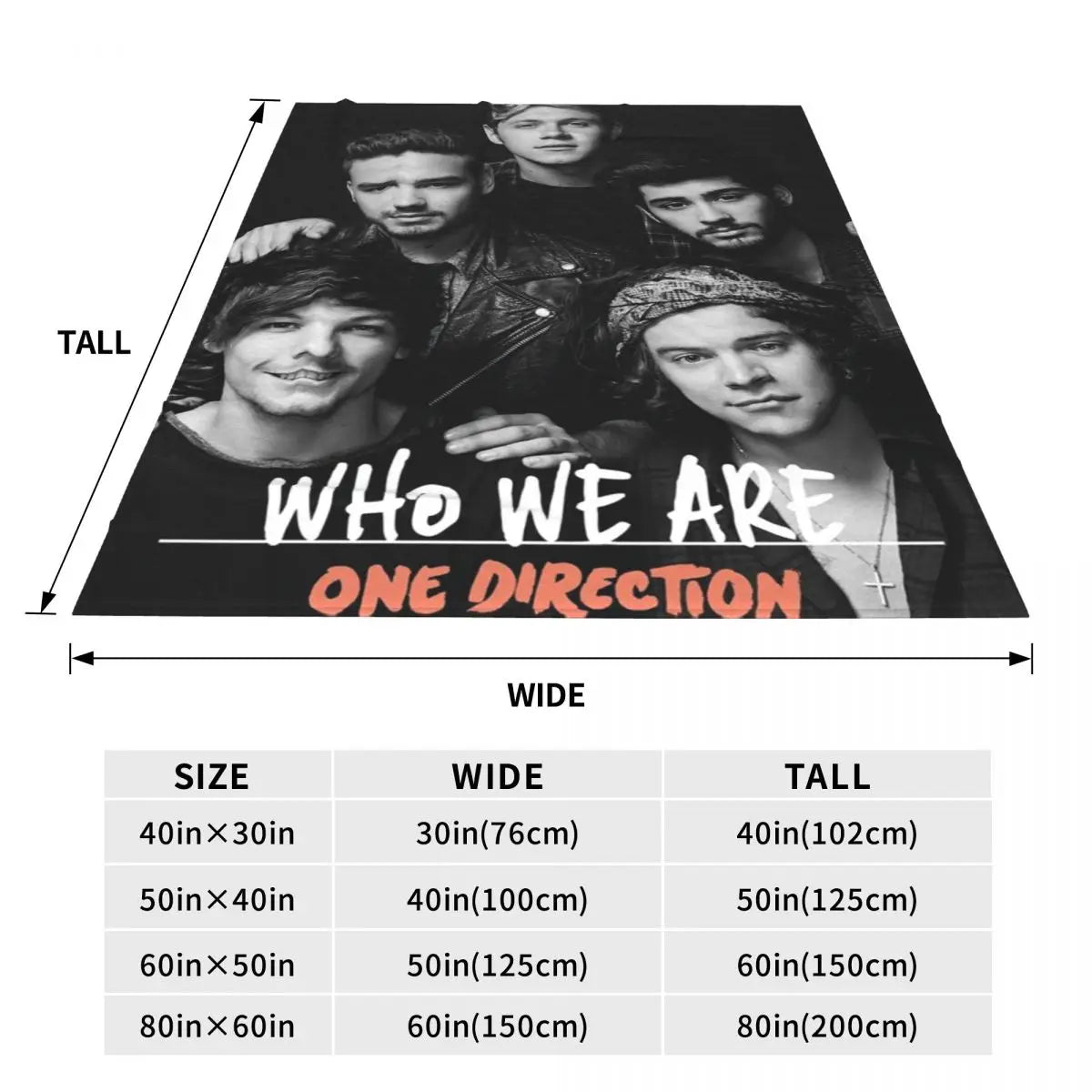 One Direction Who We Are Blanket