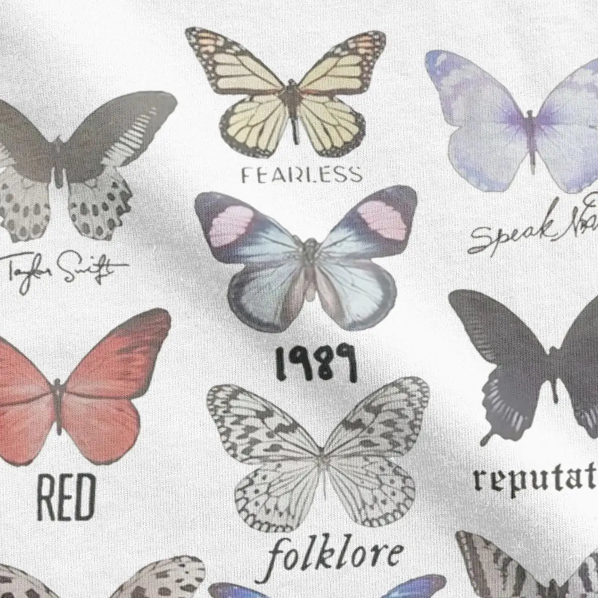 Taylor Swift Butterfly Albums T-Shirt