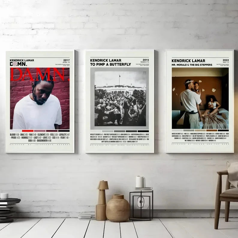 Kendrick Lamar Album Posters