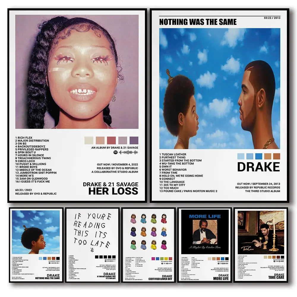 Drake Album Posters