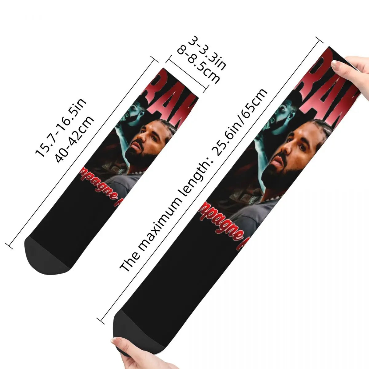 Drake Champagne Papi Socks