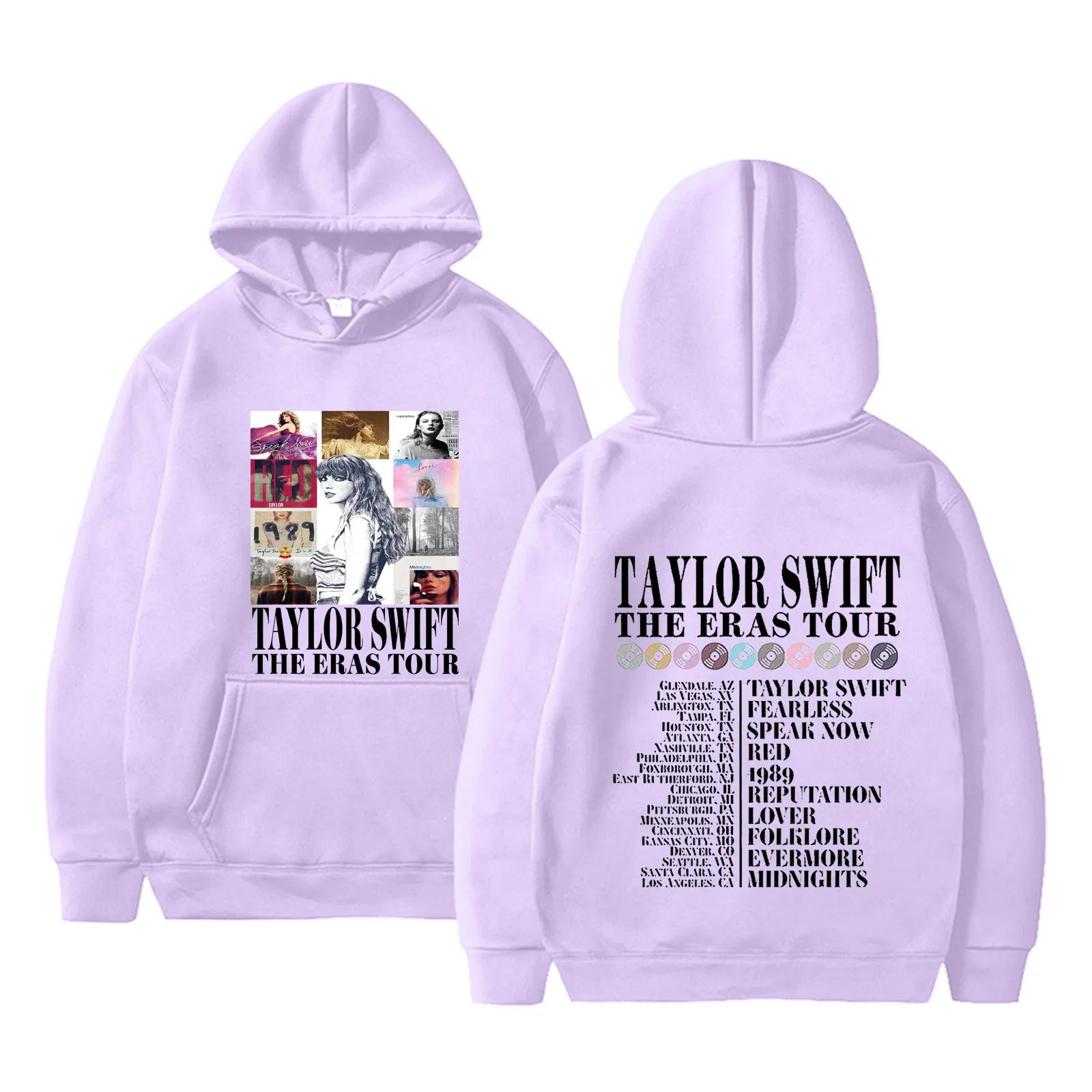 Taylor Swift The Eras Tour Track List Hoodie