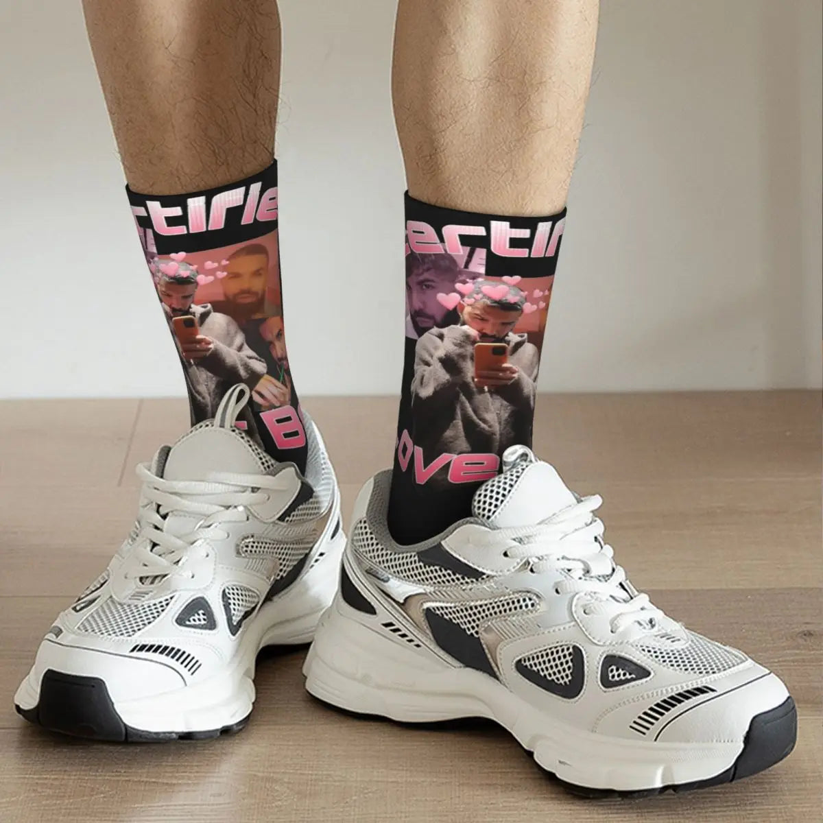 Drake Certified Lover Boy Meme Socks