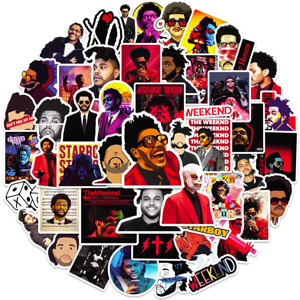 The Weeknd Graphic Stickers