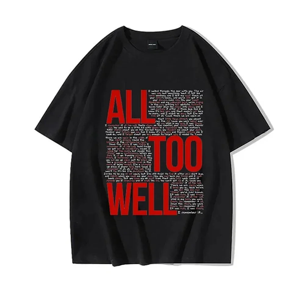 Taylor Swift All Too Well Lyrics T-Shirt