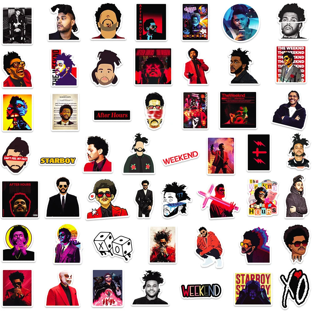 The Weeknd Graphic Stickers