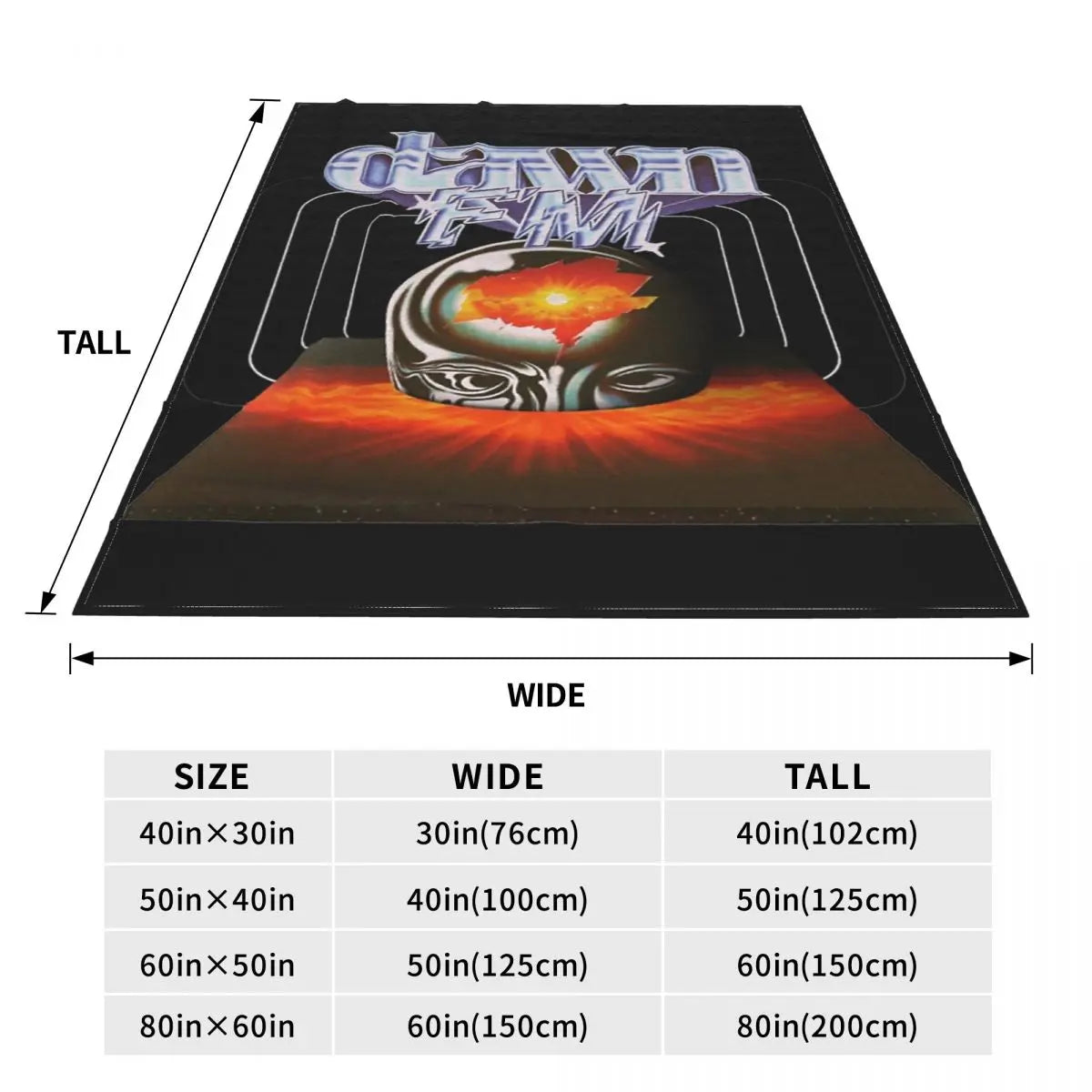 The Weeknd Dawn FM Blanket