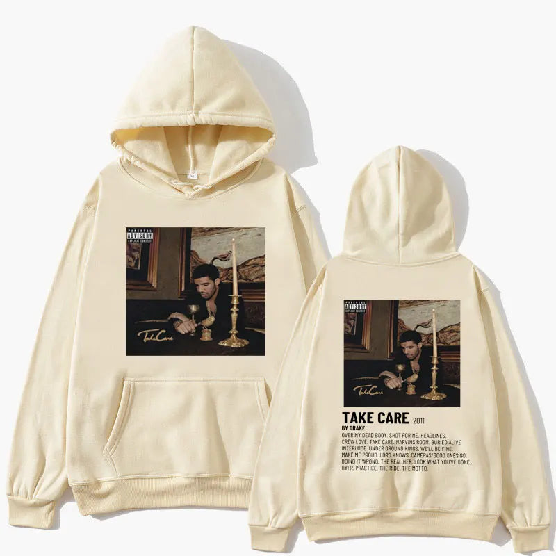 Drake Take Care Track List Hoodie