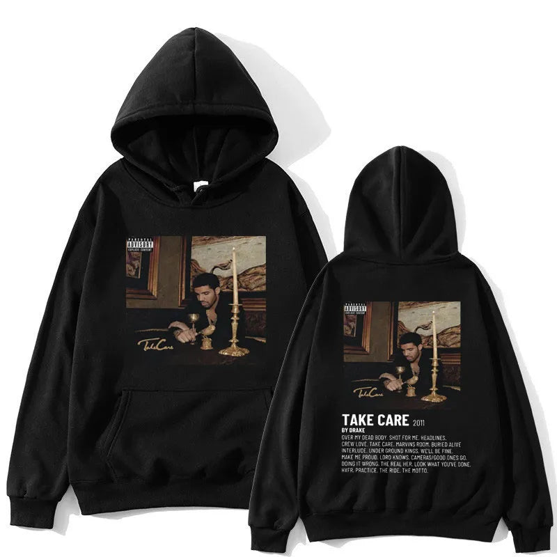 Drake Take Care Track List Hoodie