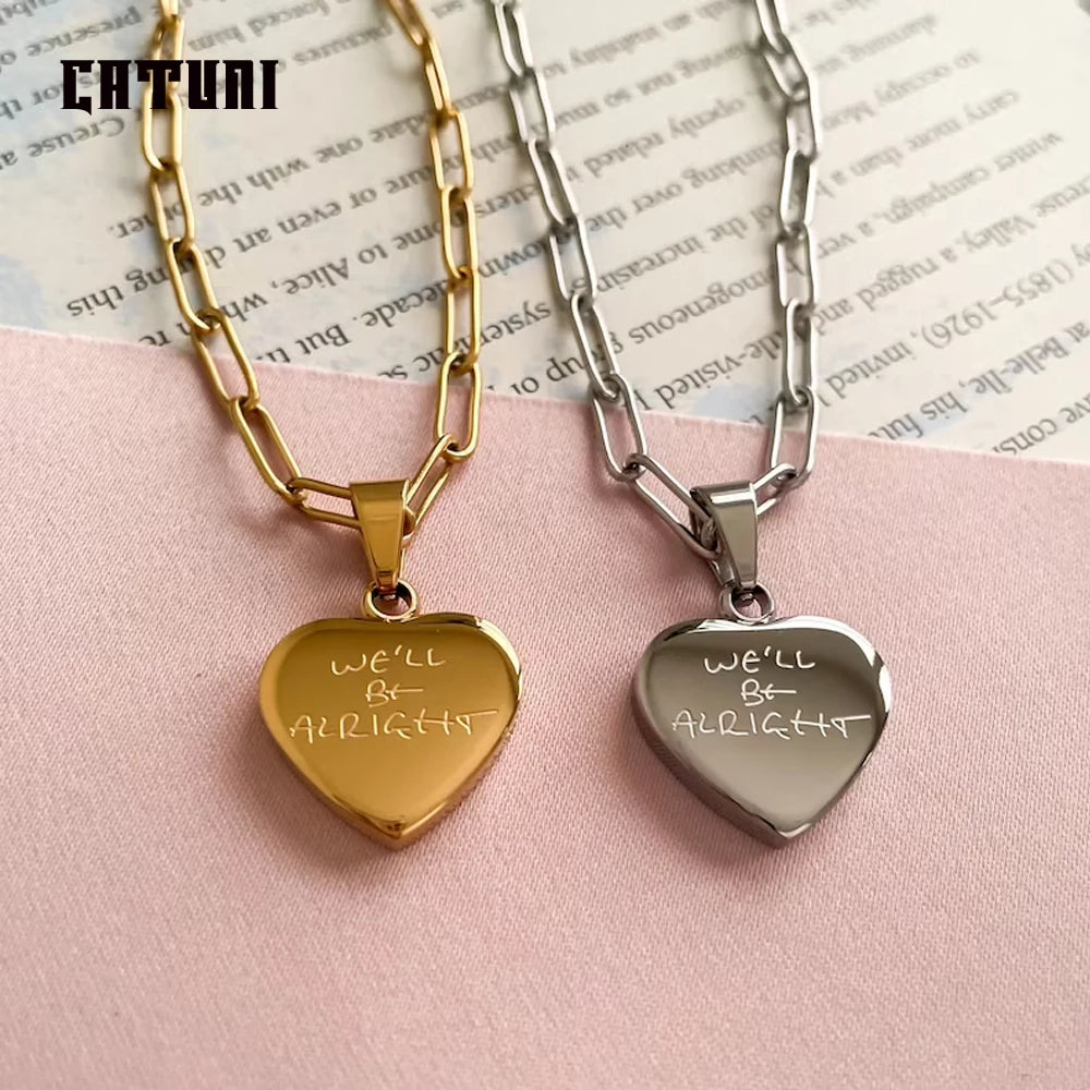 Harry Styles We'll Be Alright Lyrics Necklace