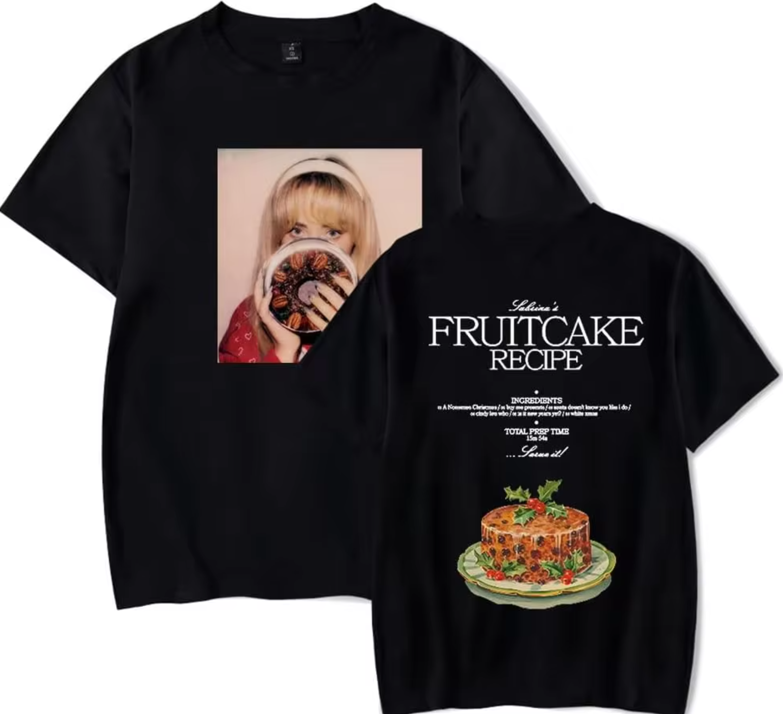 Sabrina Carpenter Fruitcake Recipe T-Shirt