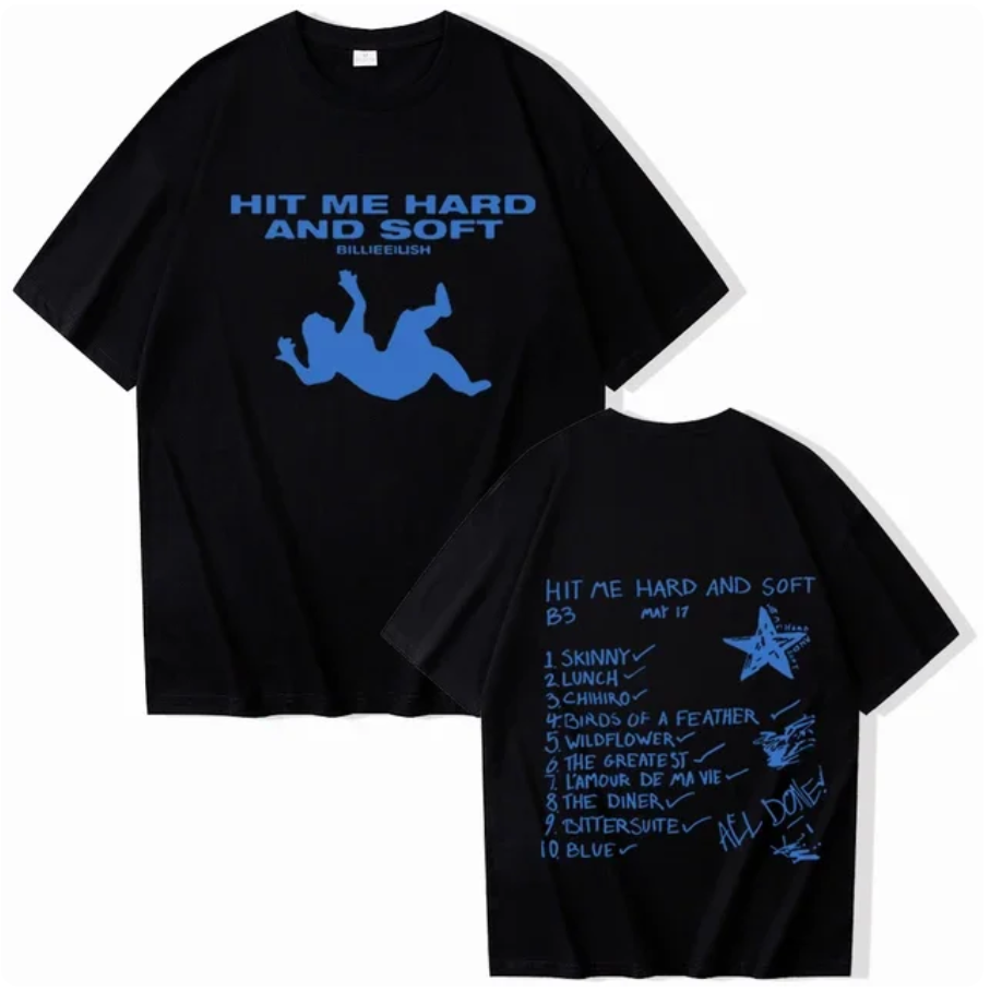 Billie Eilish Hit Me Hard and Soft Tracklist T-Shirt