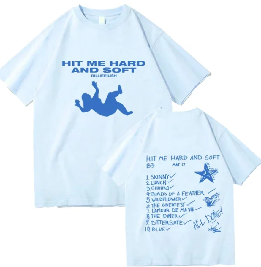 Billie Eilish Hit Me Hard and Soft Tracklist T-Shirt