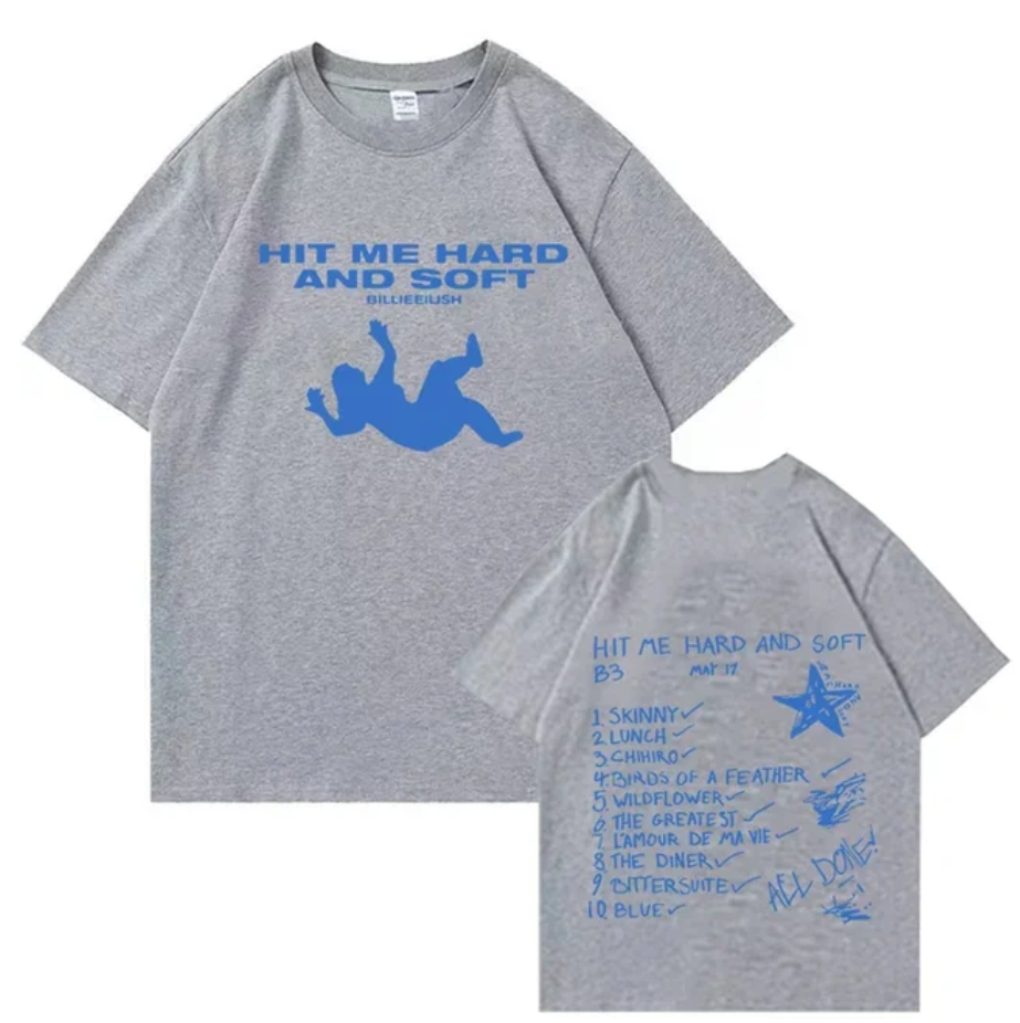 Billie Eilish Hit Me Hard and Soft Tracklist T-Shirt