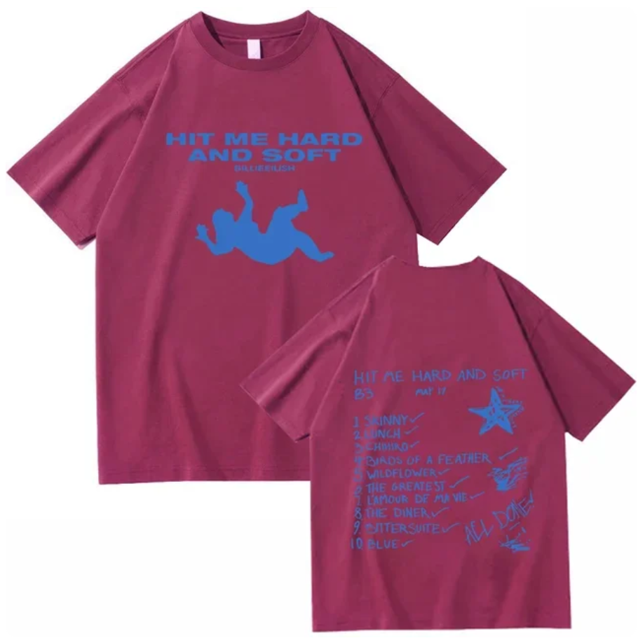 Billie Eilish Hit Me Hard and Soft Tracklist T-Shirt