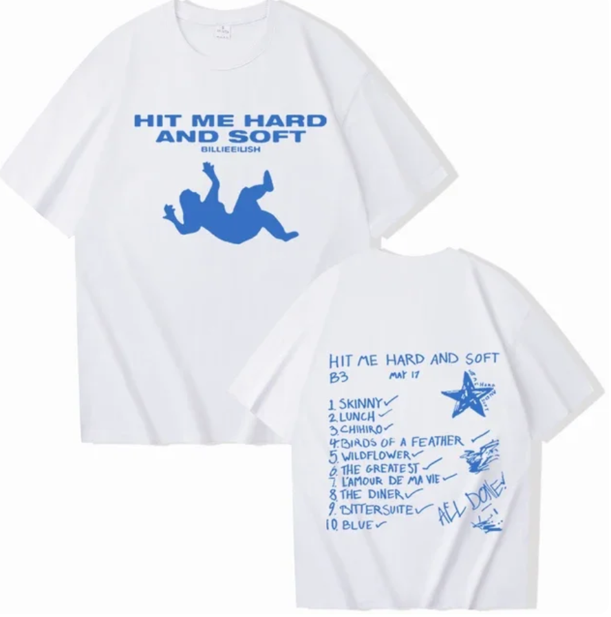 Billie Eilish Hit Me Hard and Soft Tracklist T-Shirt