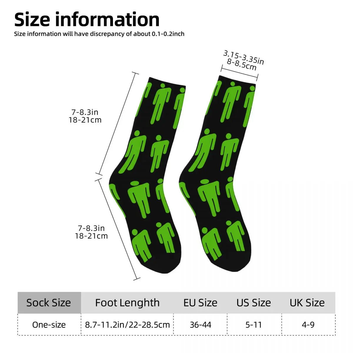 Billie Eilish Logo Socks