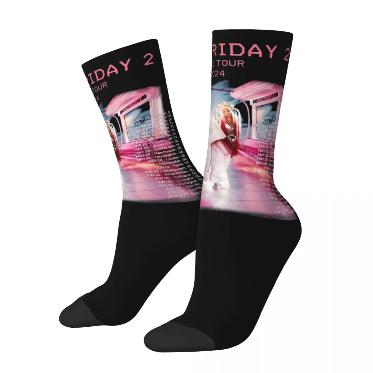 Nicki Minaj Pink Friday 2 World Tour Socks